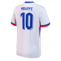 Camiseta Francia Kylian Mbappe #10 Segunda Equipación Replica Eurocopa 2024 mangas cortas